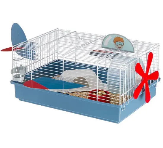 Снимка на Ferplast - Клетка за хамстер във форма на самолет 46 x 29,5 x h 23 см.