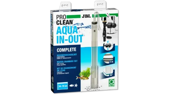 Снимка на JBL Proclean Aqua in-out - За смяна на водата, за пълнене или изпразване на водата директно от мивката, дължина маркуч 8 метра