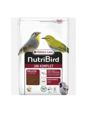 Снимка на Versele Laga NUTRIBIRD UNI komplet - Пълноценна екструдирана храна за дребни насекомоядни и плодоядни птици - 1 кг.