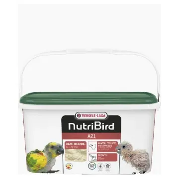 Показвай детайлите за Versele Laga NUTRIBIRD A21 for baby birds - Пълноценна храна за ръчно хранене на средни и големи папагали - 3 кг. Снимка на Versele Laga NUTRIBIRD A21 for baby birds - Пълноценна храна за ръчно хранене на средни и големи папагали - 3 кг.