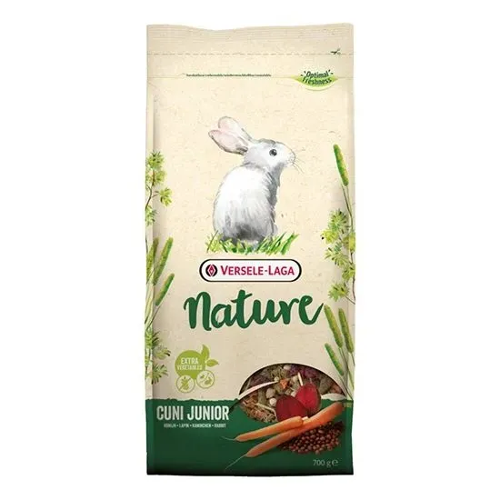 Снимка на Versele Laga - Nature Cuni Junior - Пълноценна храна за мини зайчета до 8 месечна възраст 700 гр.