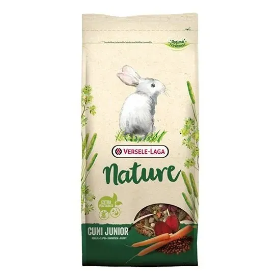 Снимка на Versele Laga - Nature Cuni Junior - Пълноценна храна за мини зайчета до 8 месечна възраст 2.3 кг.
