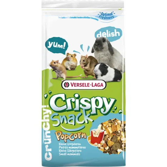 Снимка на Versele Laga Crispy Snack Popcorn Snack Crispy - Пълноценна храна за гризачи, 10 кг.