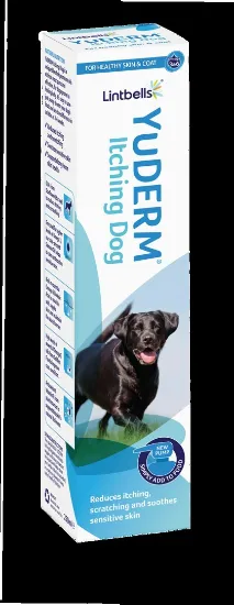 Снимка на Lintbells YuDerm Itching Dog - Есенциални Омега масла за кучета с чувствителна или сърбяща кожа, 500 мл.