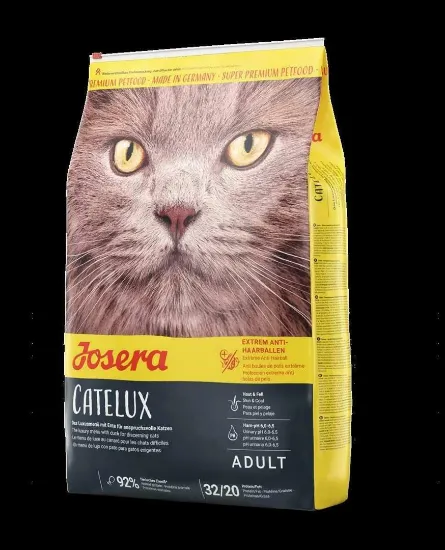 Снимка на Josera Cat Food Super Premium Dry Food Catelux -- Премиум суха храна за котки против образуване на топки косми, 10 кг