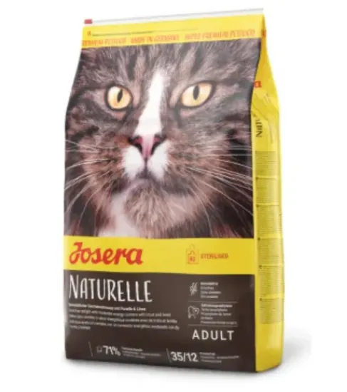 Снимка на Josera Cat Naturelle - Пълноценна суха храна за израснали котки с пилешко, 2 кг.