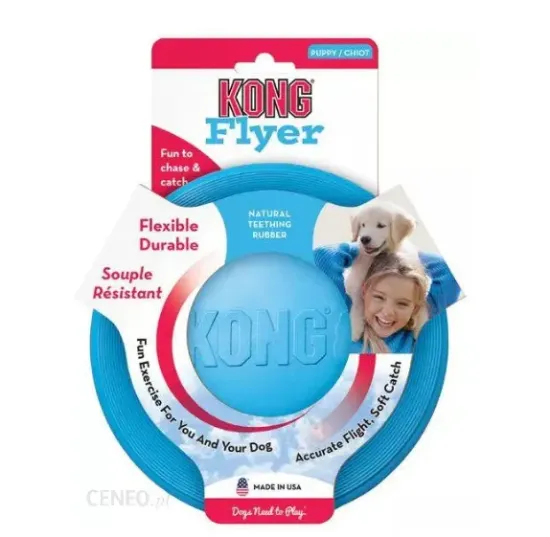 Снимка на Kong Kong Puppy Flyer Rozmiar S - Играчка за кучета, фризби от каучук