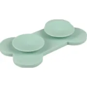 Снимка на Flamingo Lick Pad Yummee Silicone Bone S - Подложка за поставяне на лакомство и близане Licky mat, под формата на кокалче, 15 см. 3
