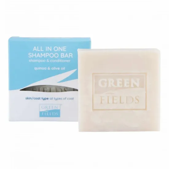 Снимка на Green Fields - Шампоан и балсам бар за израснали кучета Greenfields All-in-One - 70 гр.