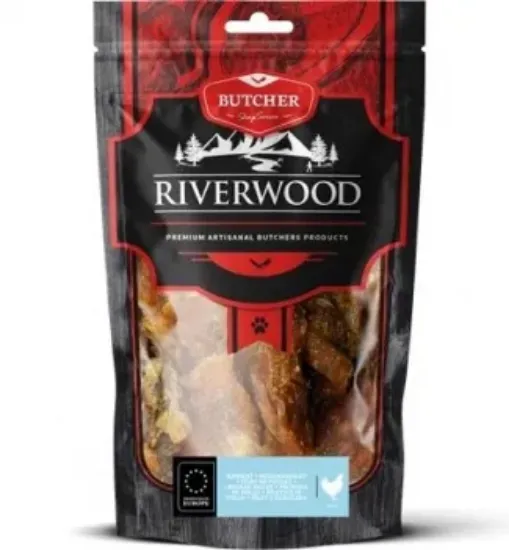 Снимка на RIverwood - Сушени лакомства за кучета с пилешко филе, 100 гр./ 2 пакета