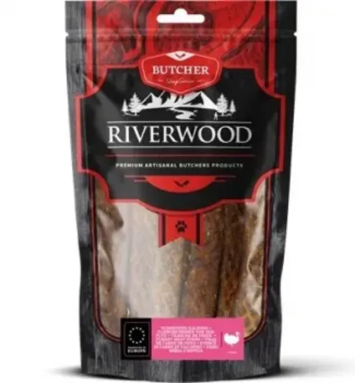 Снимка на RIverwood - Сушени лакомства за кучета - пуешки ленти, 150 гр.