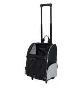 Снимка на Trixie Trolley - Транспортна чанта, 36x50x27 см, Черна/Сива - до 8 кг 1