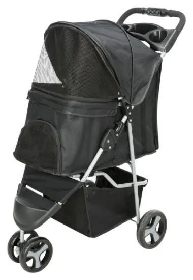 Снимка на Trixie Buggy - Количка за кучета - 33х53х55 см. до 11 кг. - черна