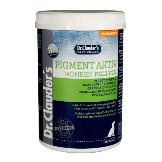 Снимка на Dr. Clauder's Pigment Activ - Хранителна добавка с моркови за кучета, 600 гр.