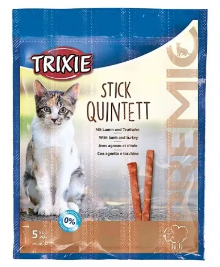Снимка на Trixie Premio - Вкусни солети за котки с агнешко месо - 5х5 гр. в пакет/ 3 пакета