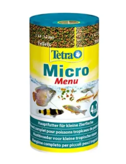 Снимка на Tetra Micro Menu - Храна микс меню за малки декоративни рибки 100 мл.