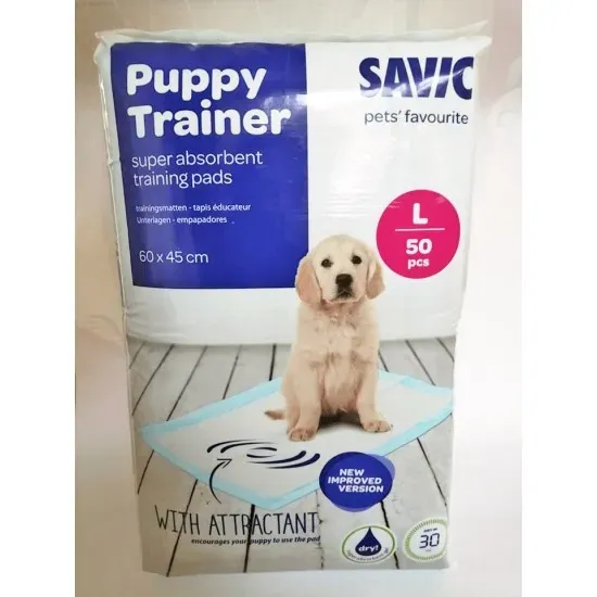 Снимка на Savic Puppy Trainer Pads - Подложки много големи, 90 x 60 см, 15 броя