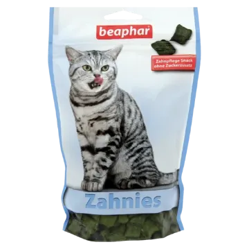 Показвай детайлите за Beaphar Zahnies - Дентални хапки котки - 150 гр. Снимка на Beaphar Zahnies - Дентални хапки котки - 150 гр.