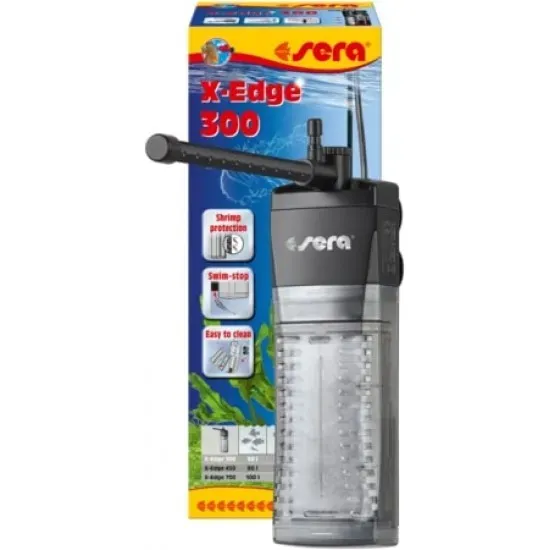 Снимка на Sera X-Edge 300 – Мощен и енергийно ефективен ъглови филтър за аквариуми до 100 литра