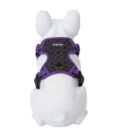 Снимка на Freedog Boreal Harness Small - Регулируем нагръдник за кучета с вратна обиколка от 32 см до 48 см и гръдна 34 см до 63 см./15 мм - лилав
