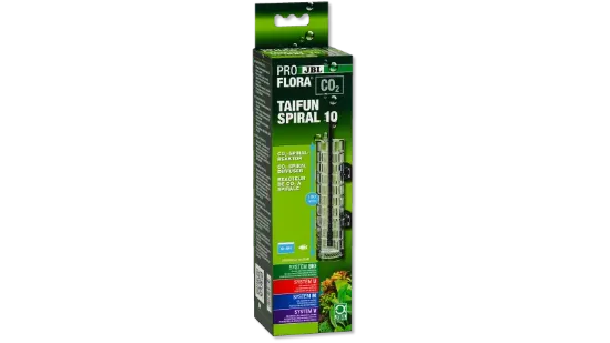 Снимка на JBL Proflora Taifun CO2 Spiral 10 - CO2 реактор за сладководни аквариуми от 40 до 400 литра с височина 20 см.