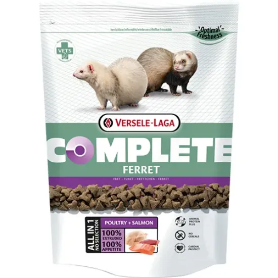Снимка на Versele Laga Ferret Complete – Пълноценна гранулирана храна за порчета богата на протеини, 2.5 кг.
