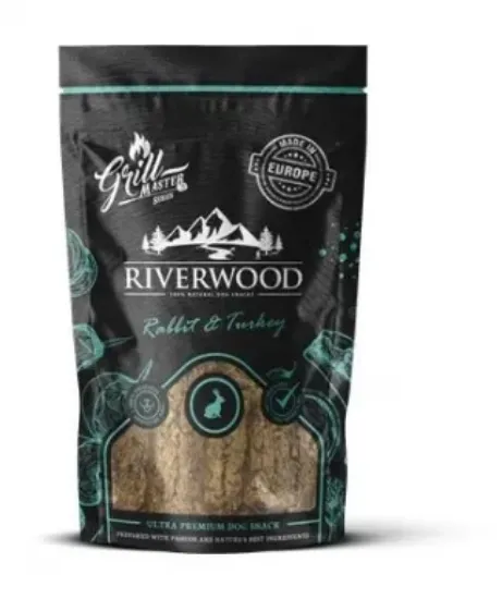 Снимка на RIverwood Gril - Грил лакомства за кучета с месо от заек и пуйка, 100 гр./ 2 пакета