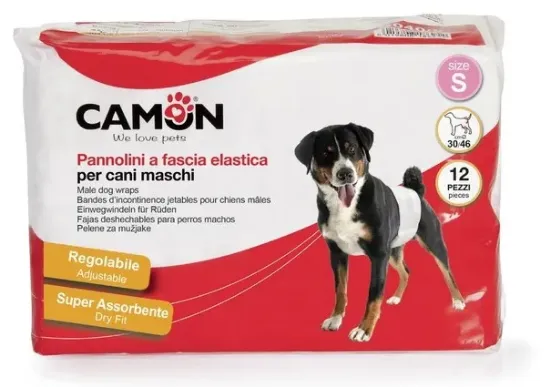 Снимка на Camon Large - Регулируем памперс колан за мъжки кучета, 60-80 см.