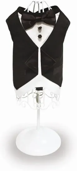 Снимка на Croci Harness Dress Smoking XS - Модерен нагръдник смокинг за кучета , 28-33 см.