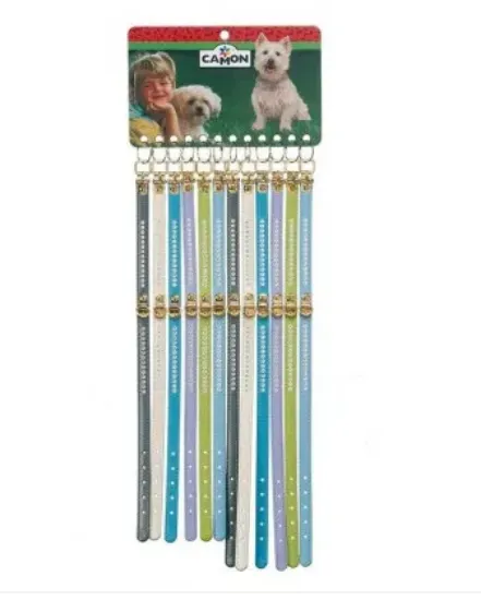 Снимка на Camon - Регулируем нашийник Strass - различни цветове - 39 см.