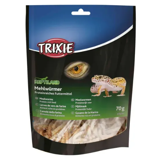 Снимка на Trixie - Брашнени червеи за влечуги, 70 броя/70 гр.