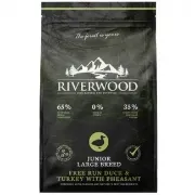 Снимка на Riverwood Junior - Пълноценна суха храна за кучета от едри породи от 3 до 24 месеца с патешко месо, 12 кг. 1