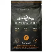 Снимка на Riverwood Adult - Пълноценна суха храна за израснали кучета с проблеми с кожата или козината със сьомга, 12 кг. 1