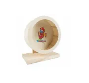 Снимка на Duvo Plus Smurfs - Дървено колело за хамстери и други гризачи, 20 см. 2