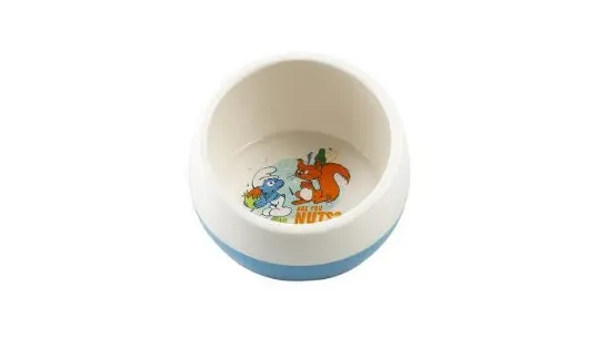 Снимка на Duvo Plus Smurfs - Керамична купа за храна и вода за гризачи, 320 мл.
