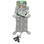 Снимка на Duvo Plus Zoo Friends - Плюшена играчка за кучета плосък слон, 39Х21Х10 см. 1