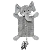 Снимка на Duvo Plus Zoo Friends - Плюшена играчка за кучета плосък слон, 39Х21Х10 см. 2
