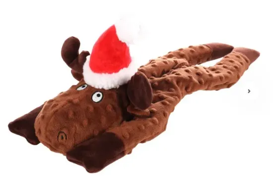 Снимка на Flamingo Christmas Toy Taci Reindeer Brown - Плюшен коледен елен, 41 см.