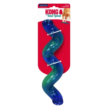 Показвай детайлите за Kong Treat Spiral Stick Large - Спираловидна играчка за кучета с място за криене на лакомства 1 - MyPetShop.bg Снимка на Kong Treat Spiral Stick Large - Спираловидна играчка за кучета с място за криене на лакомства 1