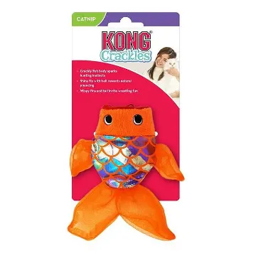 Показвай детайлите за KONG Crackles Gulpz - Забавна играчка за котки във форма на риба, 19 см. 1 - MyPetShop.bg Снимка на KONG Crackles Gulpz - Забавна играчка за котки във форма на риба, 19 см. 1