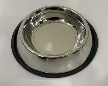 Показвай детайлите за Anipro Standard No Slip - Метална купа с неплъзгащо дъно за вода и храна за кучета и котки, 15.5 см, 200 мл. 1 - MyPetShop.bg Снимка на Anipro Standard No Slip - Метална купа с неплъзгащо дъно за вода и храна за кучета и котки, 15.5 см, 200 мл. 1