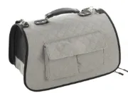 Снимка на Flamingo Carrying Bag Amy Grey - Транспортна чанта за кучета, 45 см L X 21 см W X 28 см H 1