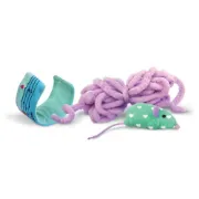 Снимка на KONG Pull A Partz Yarnz - Играчка за котки 3 в 1, платнена мишка и лента, и кълбо от прежда 2
