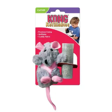 Показвай детайлите за Kong Cat toy rat - Плюшена играчка за котки във форма на мишка с включена коча билка за стимулиране на играта 1 - MyPetShop.bg Снимка на Kong Cat toy rat - Плюшена играчка за котки във форма на мишка с включена коча билка за стимулиране на играта 1