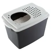 Снимка на Ferplast Jumpy - Закрита тоалетна с горен вход за котки, 38,8 x 57,5 x h 39 см. 2