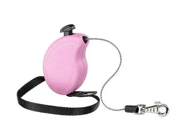 Снимка на Ferplast Flippy One Cord MINI - Автоматичен повод за кучета, 3 метра въже за кучета до 8 кг. - розов