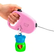 Снимка на Ferplast Flippy One Cord Small - Автоматичен повод за кучета, 4,5 метра въже за кучета до 12 кг. - розов 2