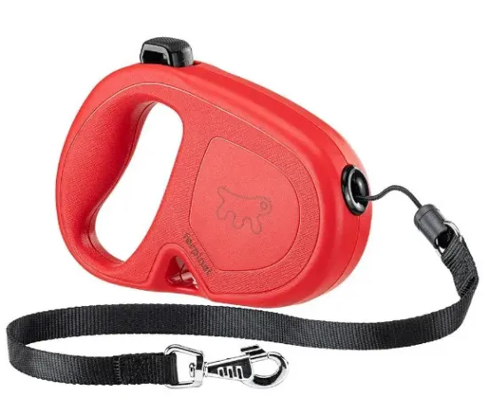 Снимка на Ferplast Flippy One Cord Large - Автоматичен повод за кучета, 5 метра въже за кучета до 35 кг. - червен