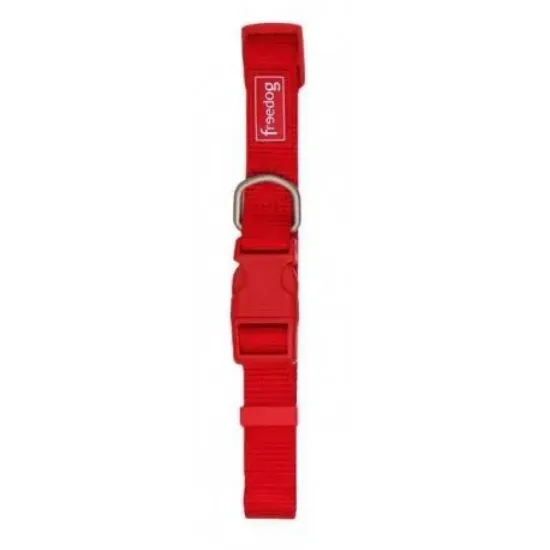 Снимка на Freedog Collar nylon - Регулируем нашийник за кучета, 15 мм x 35/50 см - червен