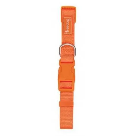 Снимка на Freedog Collar nylon - Регулируем нашийник за кучета, 15 мм x 35/50 см - оранжев